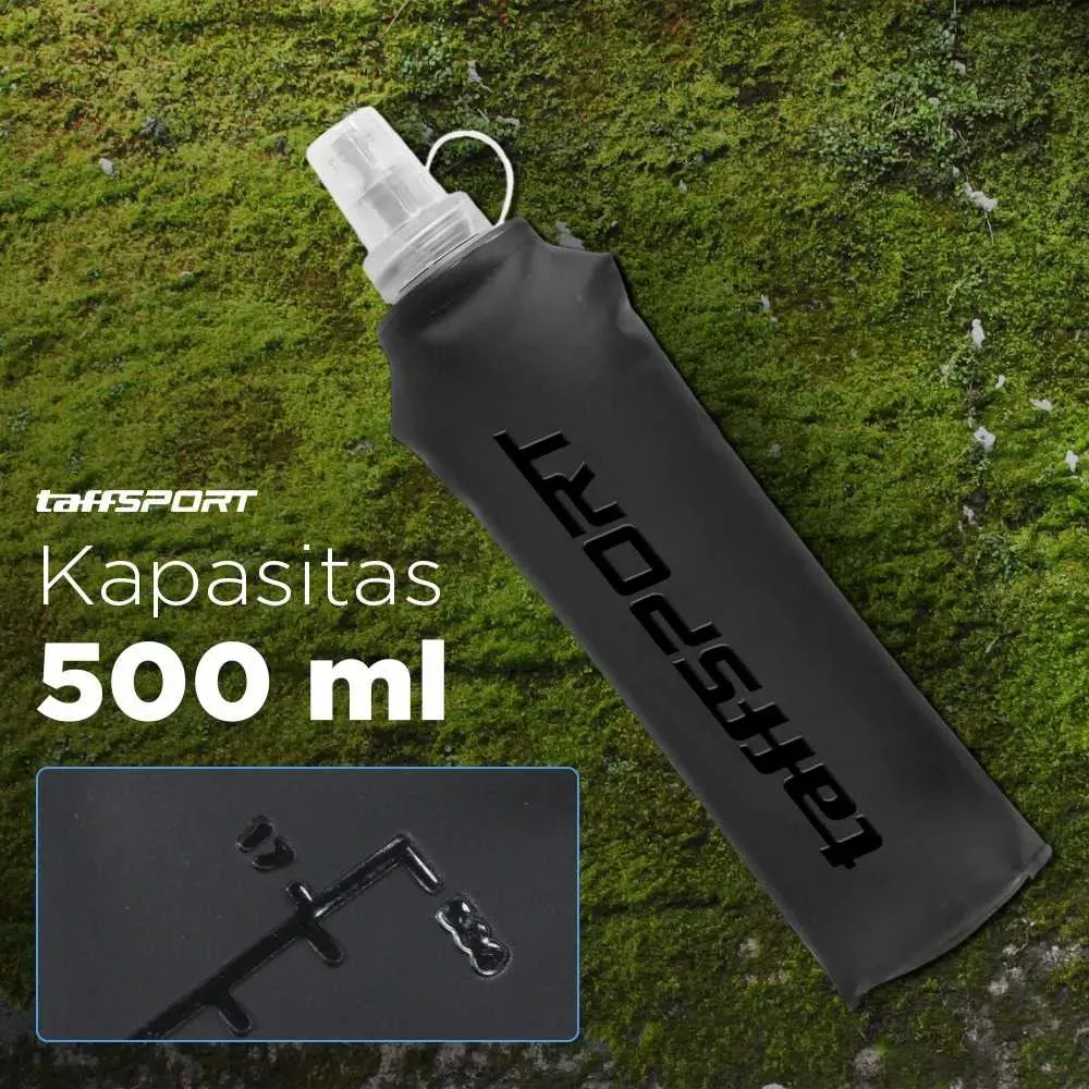 TaffSPORT Soft Flask Running Water Bottle 500ml - TF-50