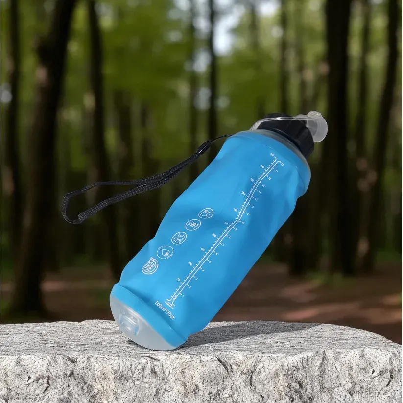 TaffSPORT Soft Flask Foldable Sport Water TPU 500ml - TFB-50