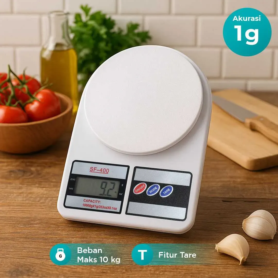 VKTECH Timbangan Dapur Mini Digital 10kg - SF-400