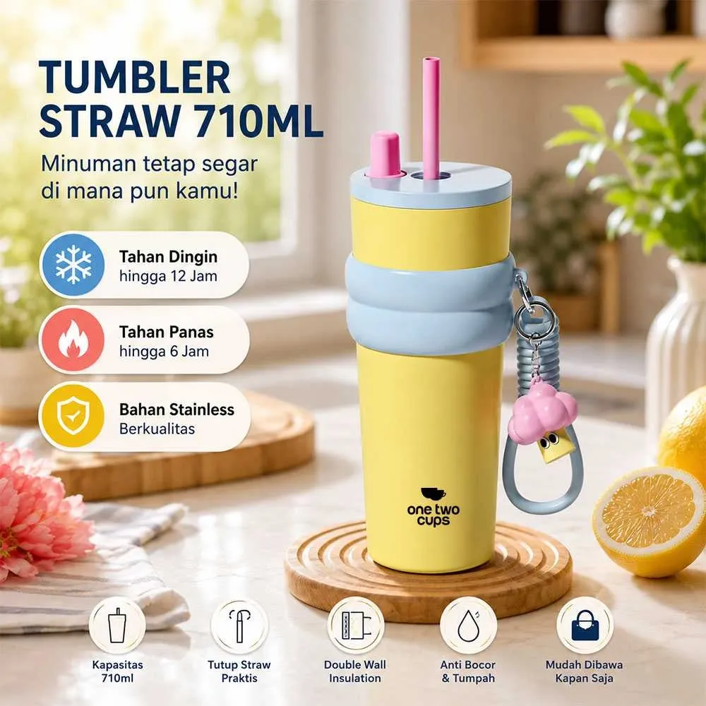 One Two Cups Botol Minum Tumbler 710ml - YS-9000