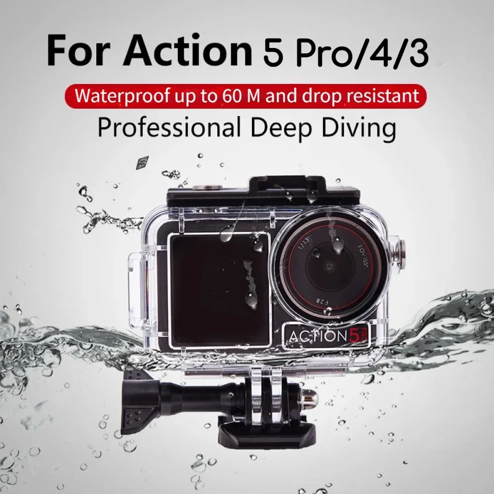 OSOM Waterproof Case DJI Osmo Action 5 Pro/4/3 60M - OS009