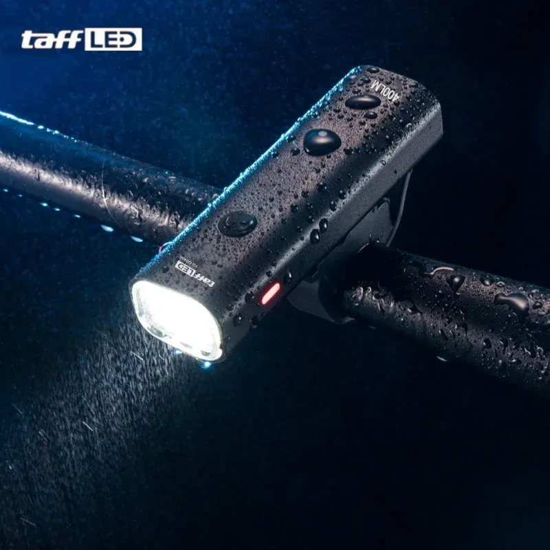 TaffLED Lampu Depan Sepeda 2000mAh 400 Lumens - YQ-QD400