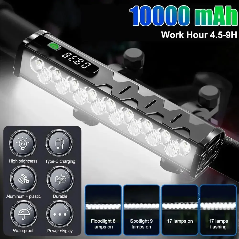 VASTFIRE Lampu Depan Sepeda 20000 Lumens - W617