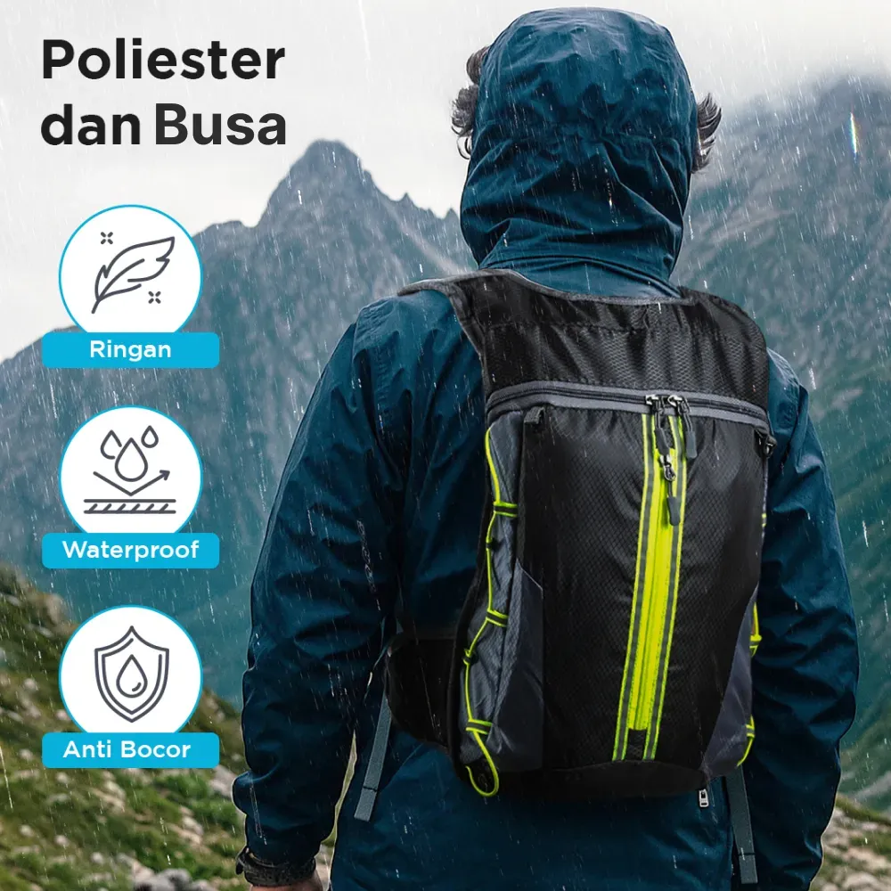10 Tas Gunung Anti Air Terbaik Cocok untuk Pendaki
