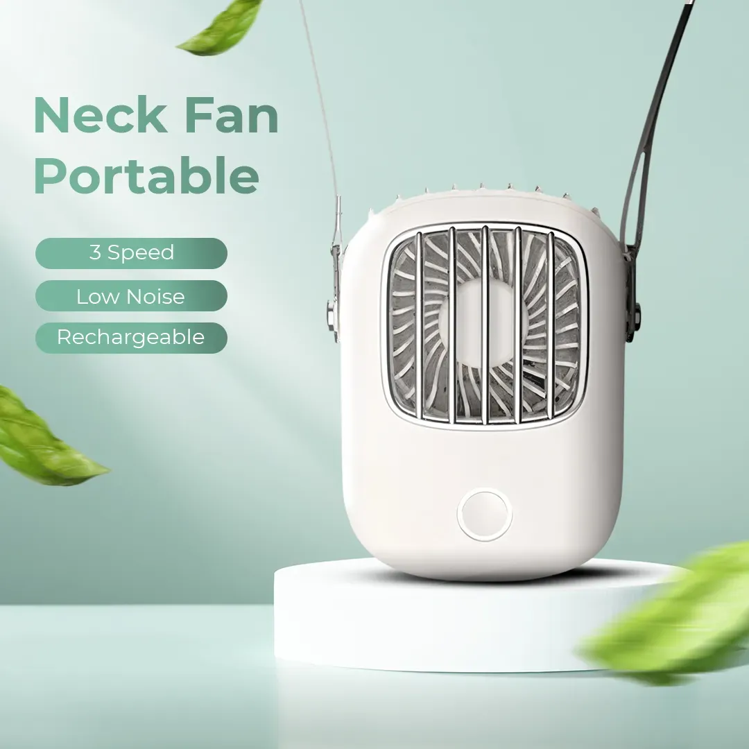 CATLION Kipas Angin Mini Portable Model Kalung Leher Neck Fan