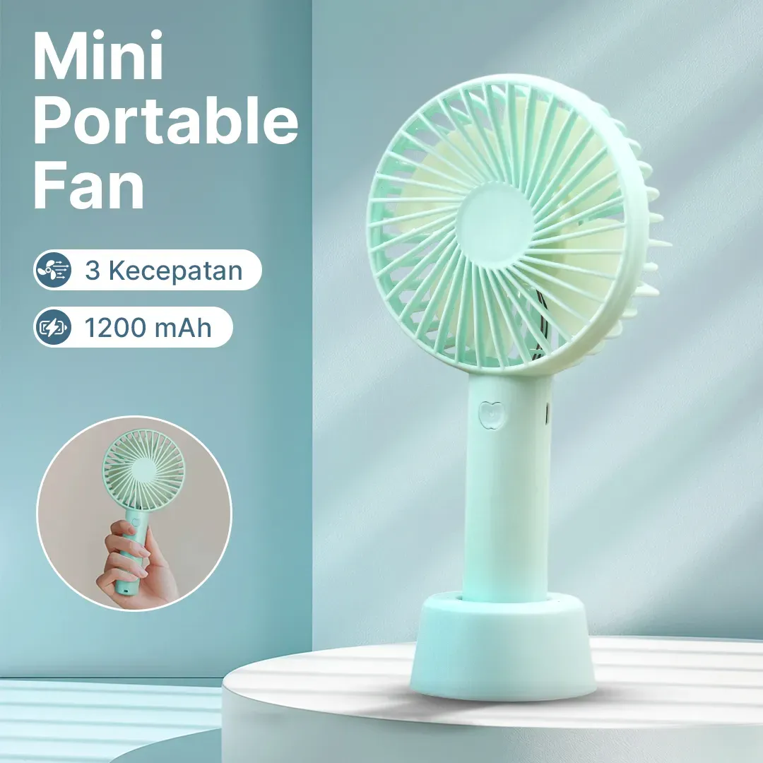 LivingSmart Kipas Angin Genggam Portable Handheld Mini Fan USB