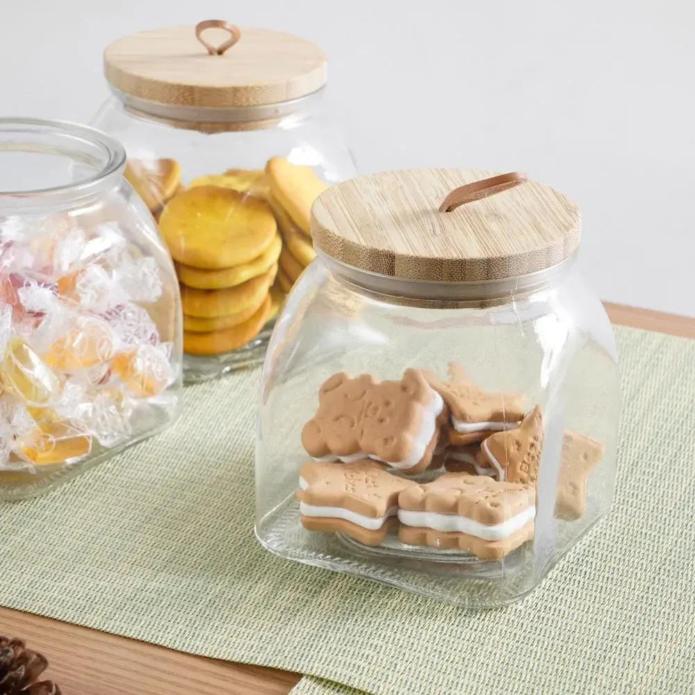 Informa Wiley Glass Jar 3 Pcs