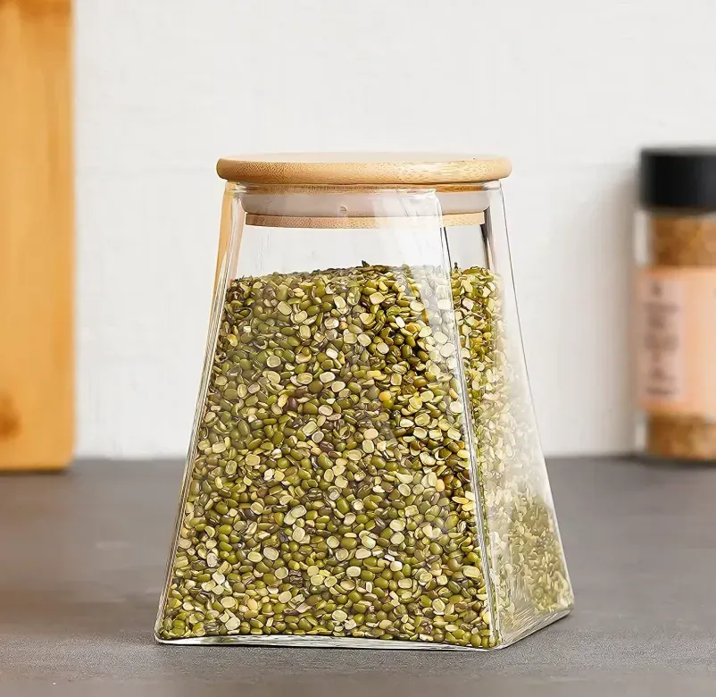 One Two Cup Glass Jar - S12