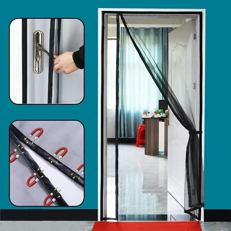 DTGJ Tirai Pintu Anti Nyamuk Left Side Magnetic - HW50