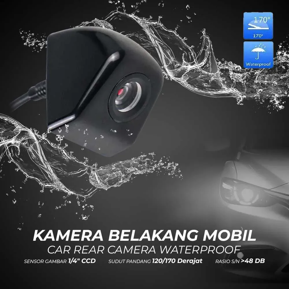 Hippcron Kamera Belakang Mobil 12V - CCD