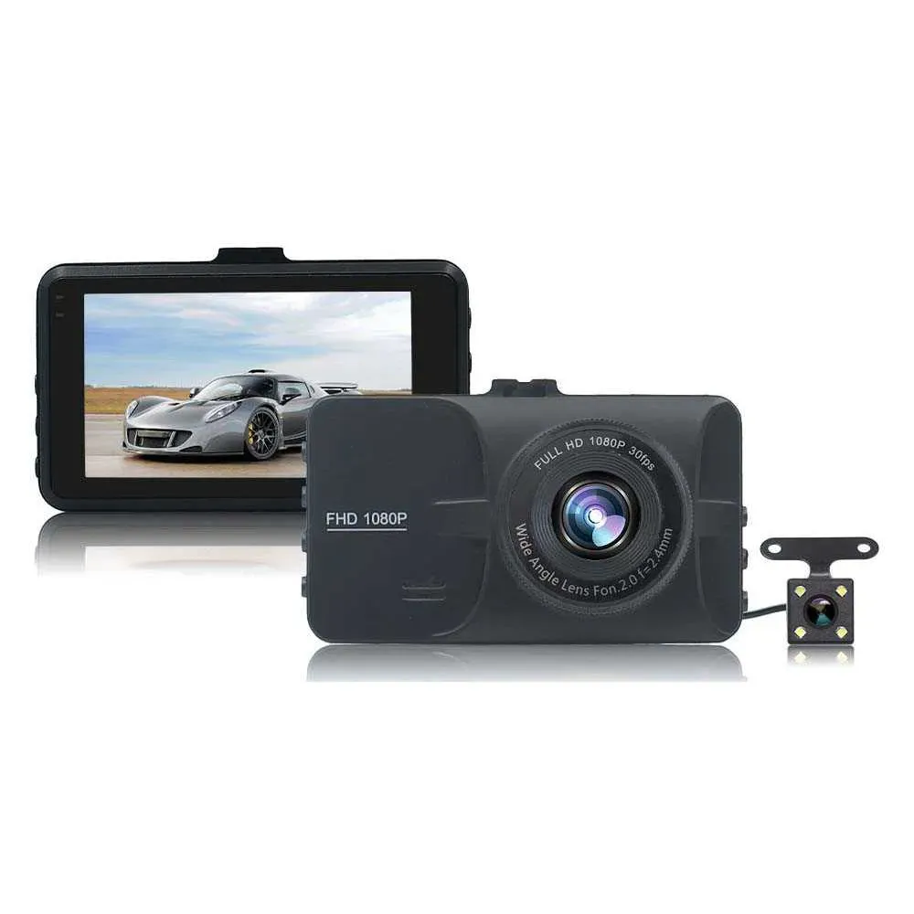 Kamera DVR Mobil Depan Belakang Wide Angle 1080P - A6