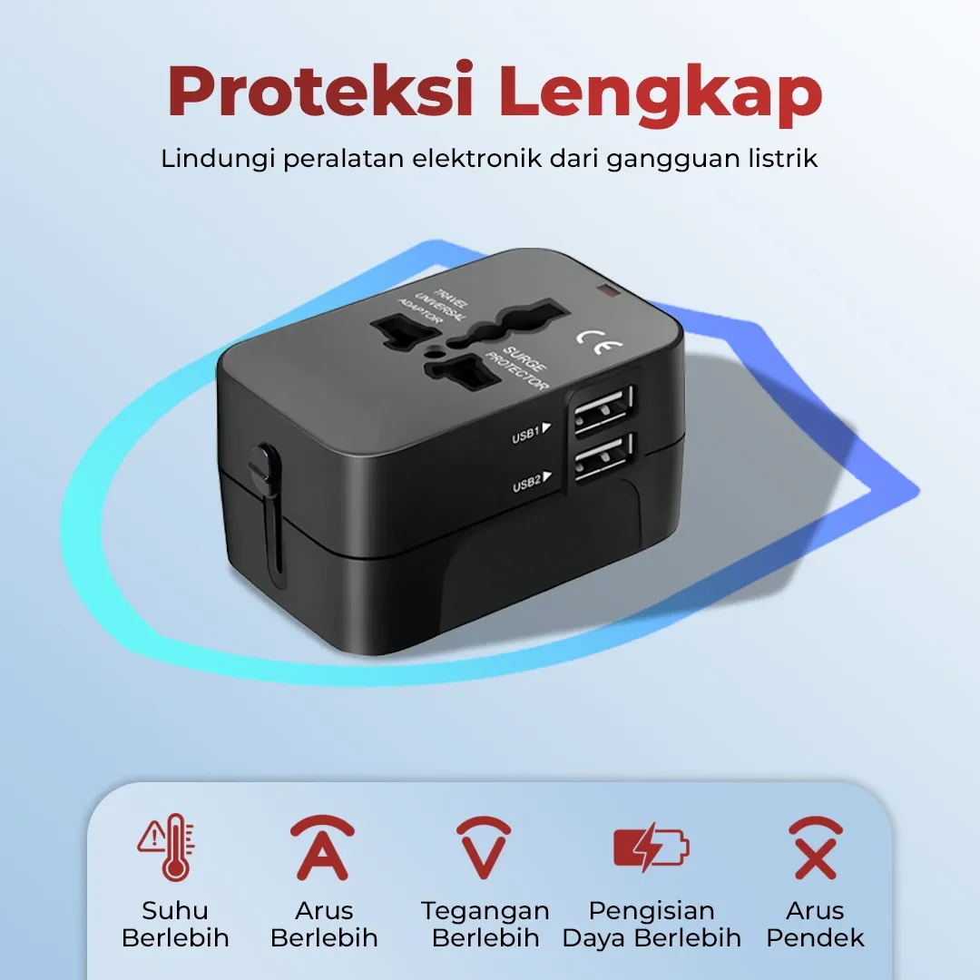 Travel Adaptor Universal 1300W LENCENT