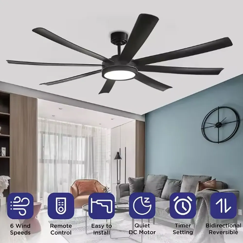 SOVE Kipas Angin Gantung Tri Color with Remote 70 Inch - SOTF-100