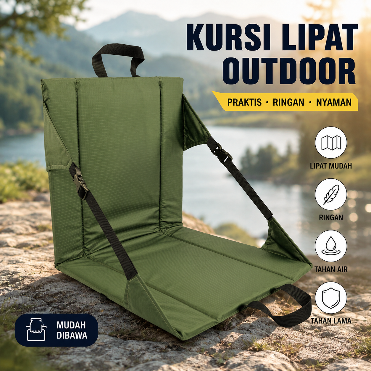 OKRAFT Outdoor Camping Folding Chair - SS-10