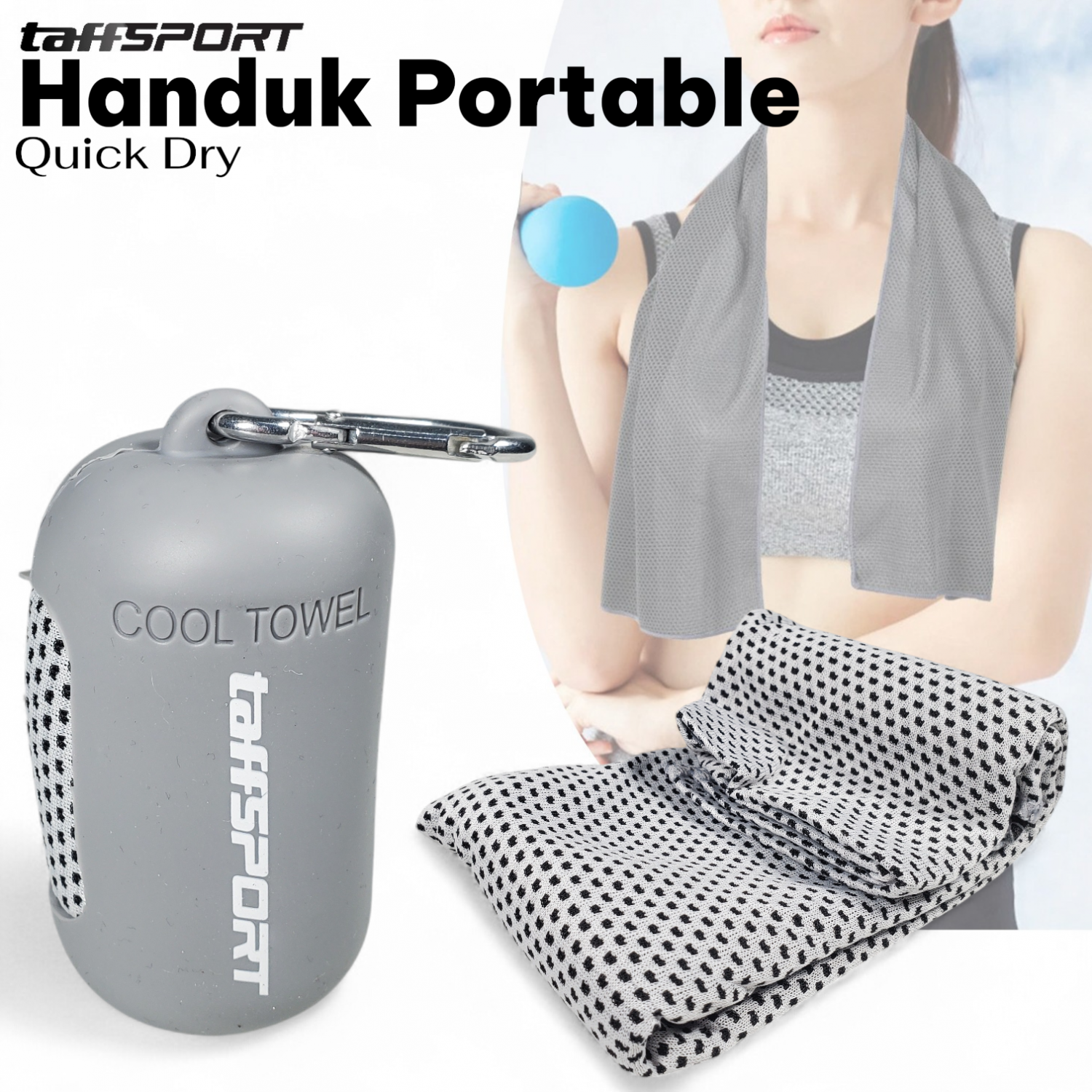 TaffSPORT Handuk Pendingin Cepat Kering - LA429