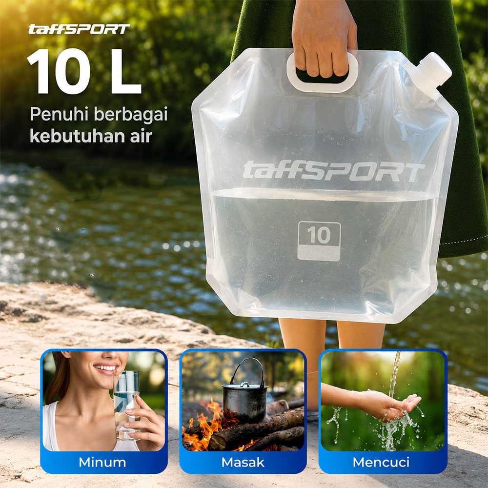 TaffSPORT Jerigen Air Lipat 10L - SD-10