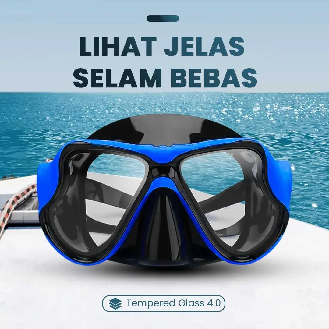 TaffSPORT Kacamata Selam Tempered Glass - M23